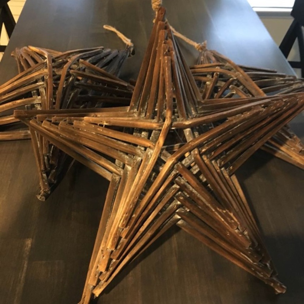 Pier1 wooden stars, wall decore